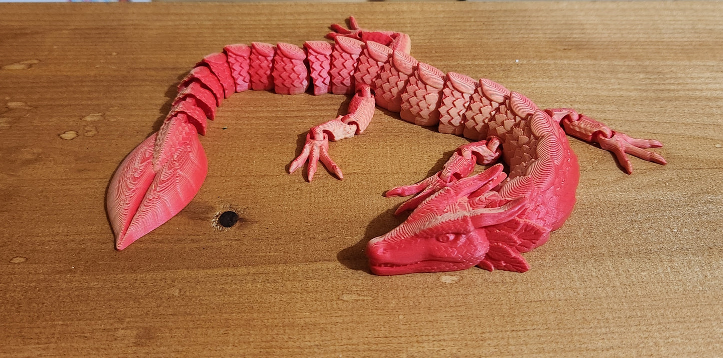 Articulating 3D Printed Dragon