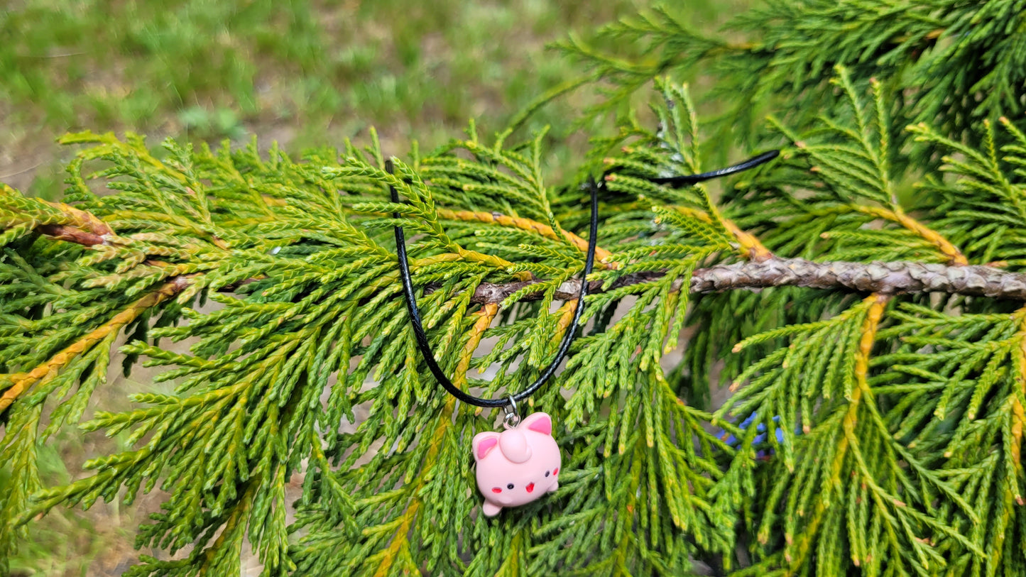 Jigglypuff Pokemon themed Necklace
