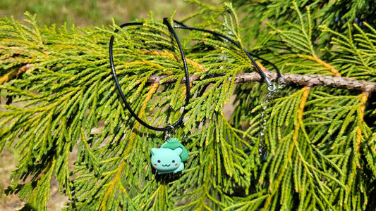Bulbasaur Pokemon themed Necklace
