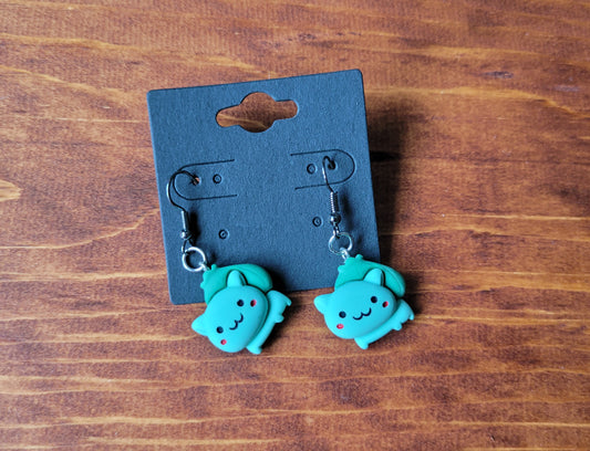 Bulbasaur themed Earrings