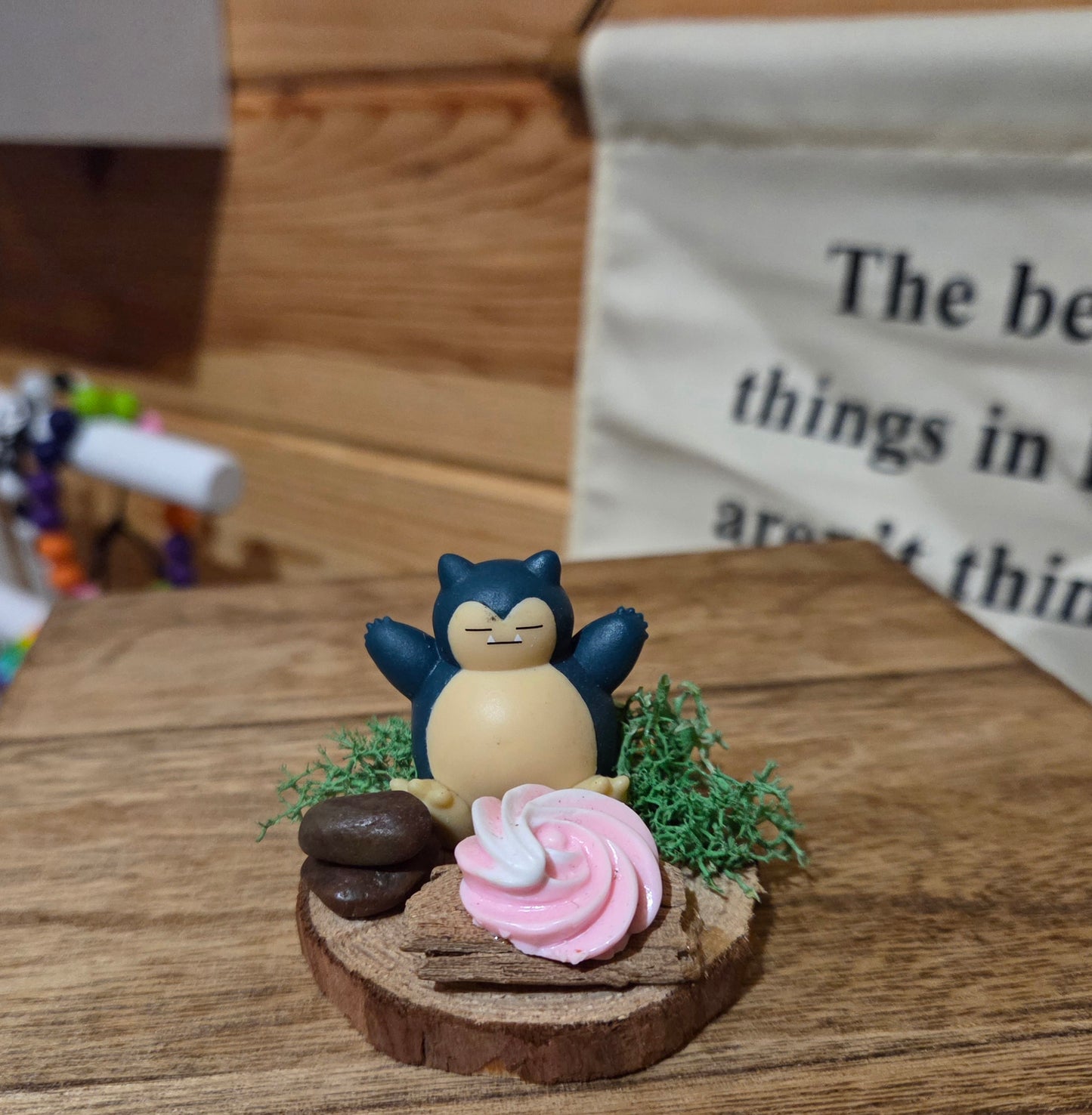Snorlax Themed Mini Desk Buddy!
