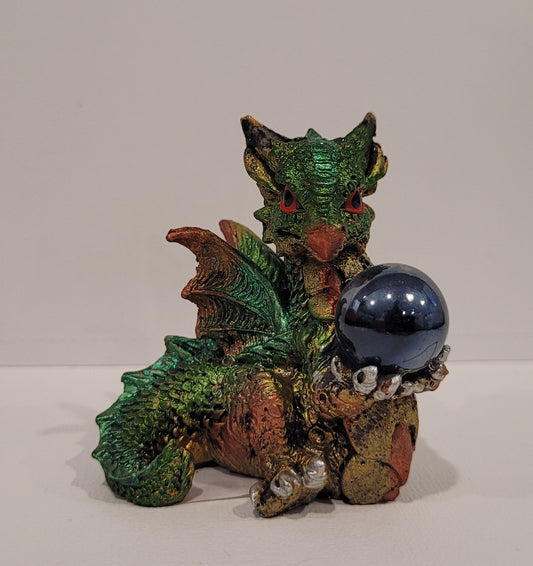 Baby Dragon w/ Marble