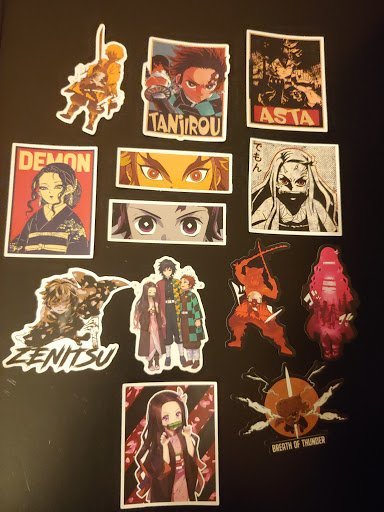 Demon Slayer Themed Stickers