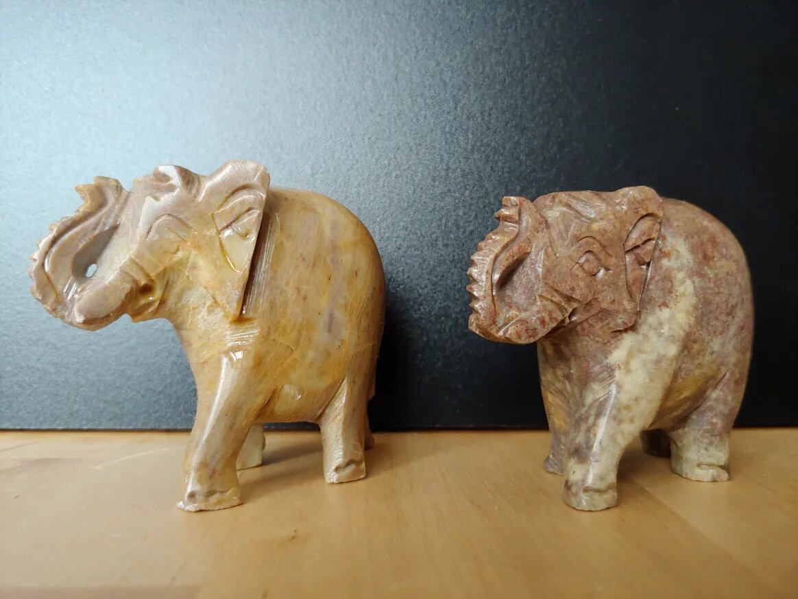 Soapstone Elephant 7cm