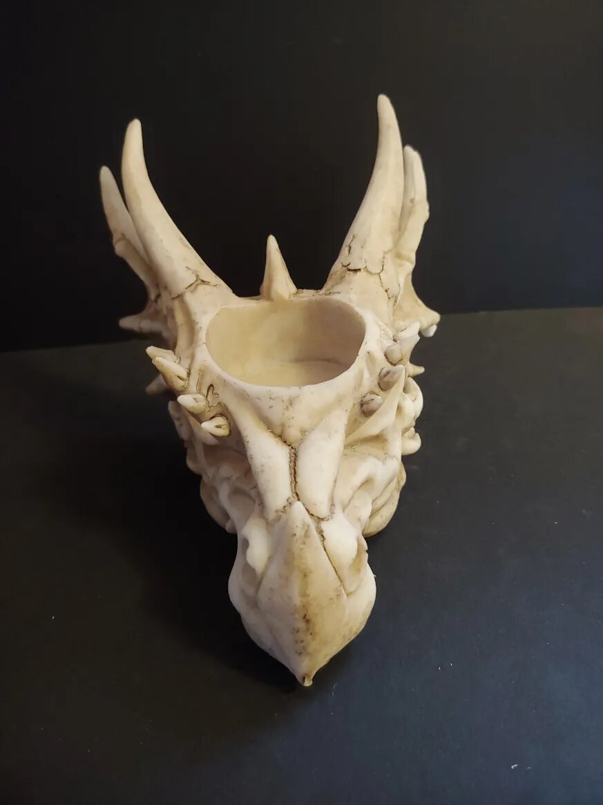 Dragon Skull -    T-Lite Holder