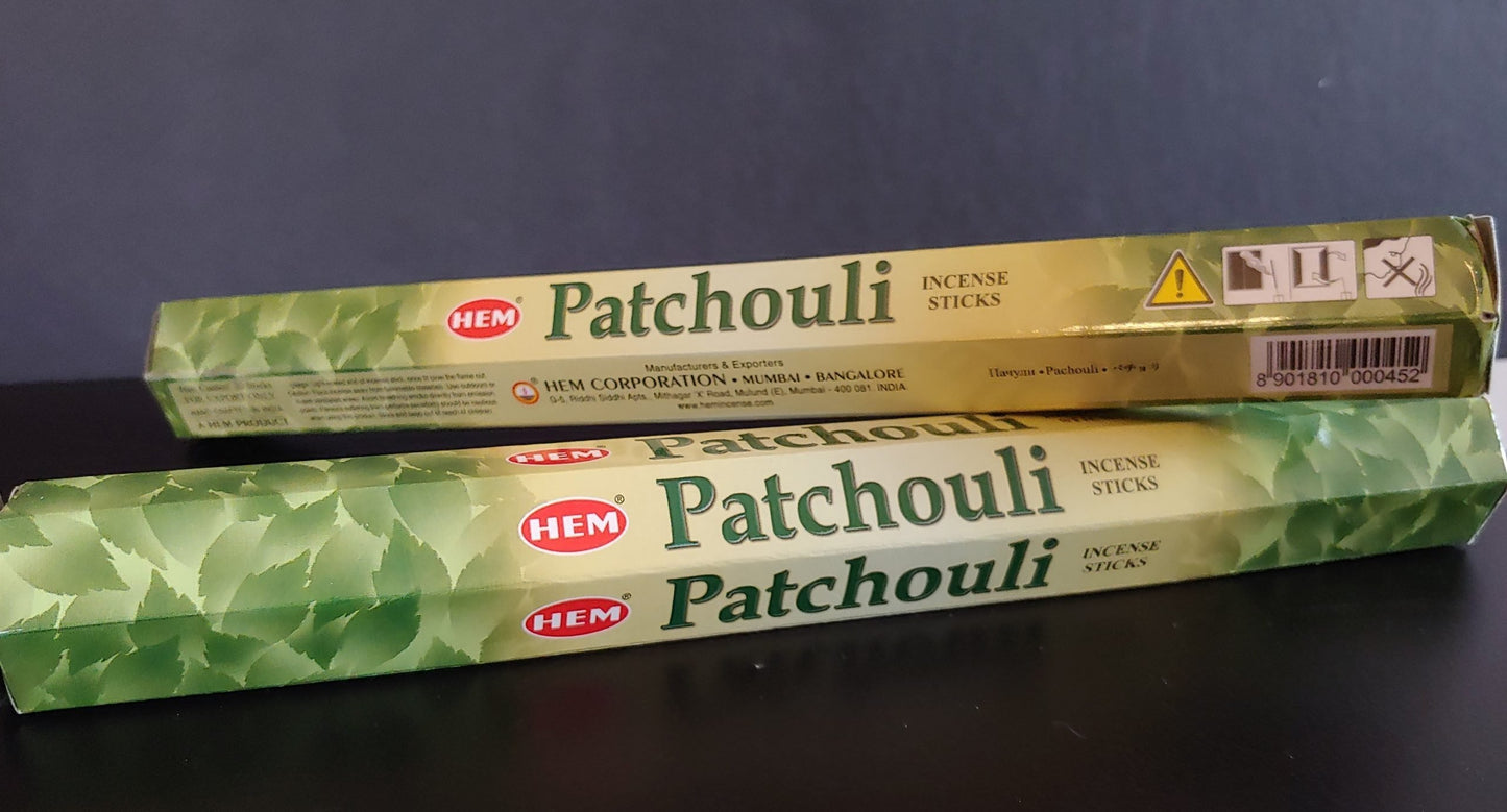 Patchouli Incense - 1 Box
