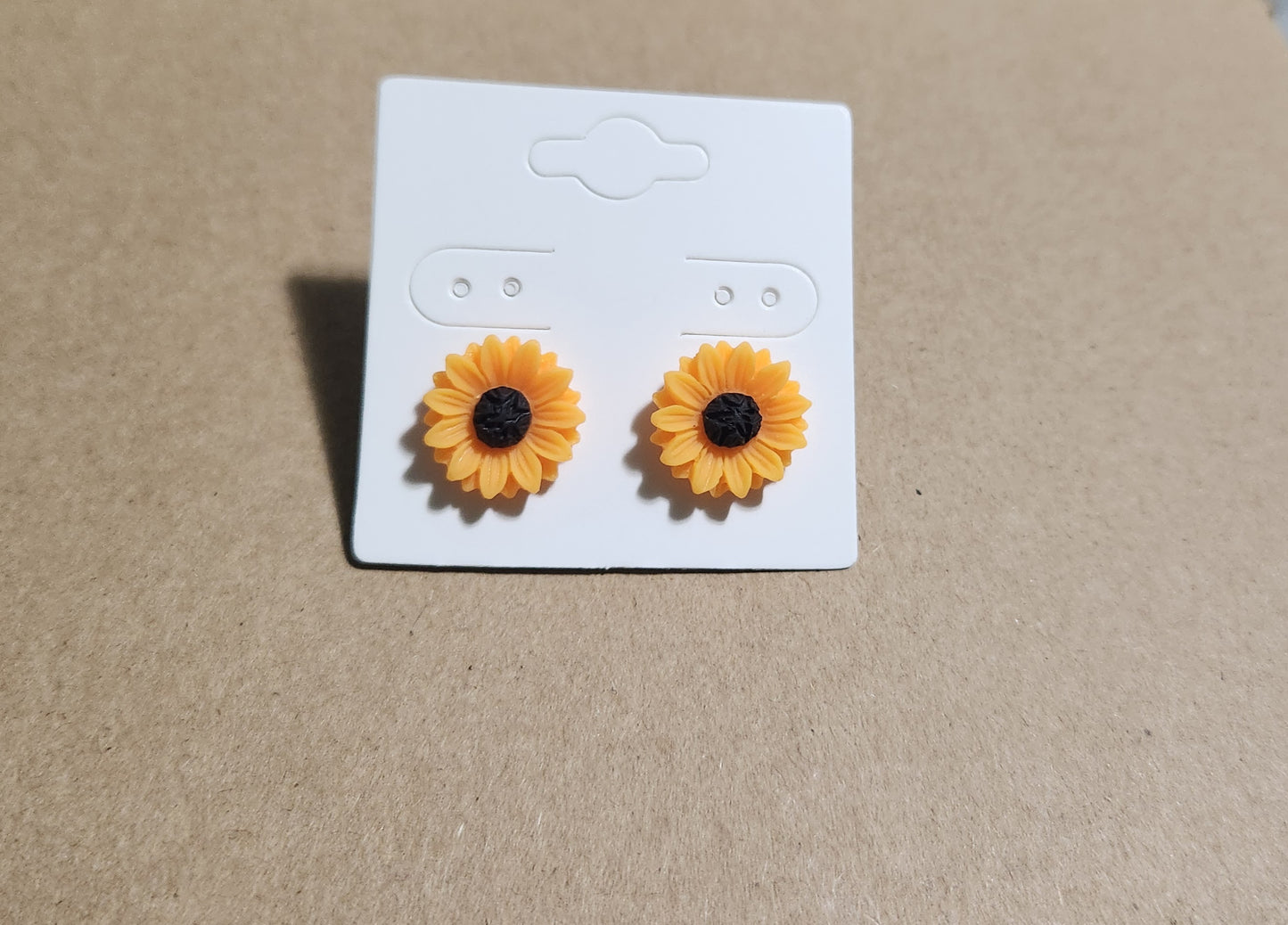 Flower Stud Earrings