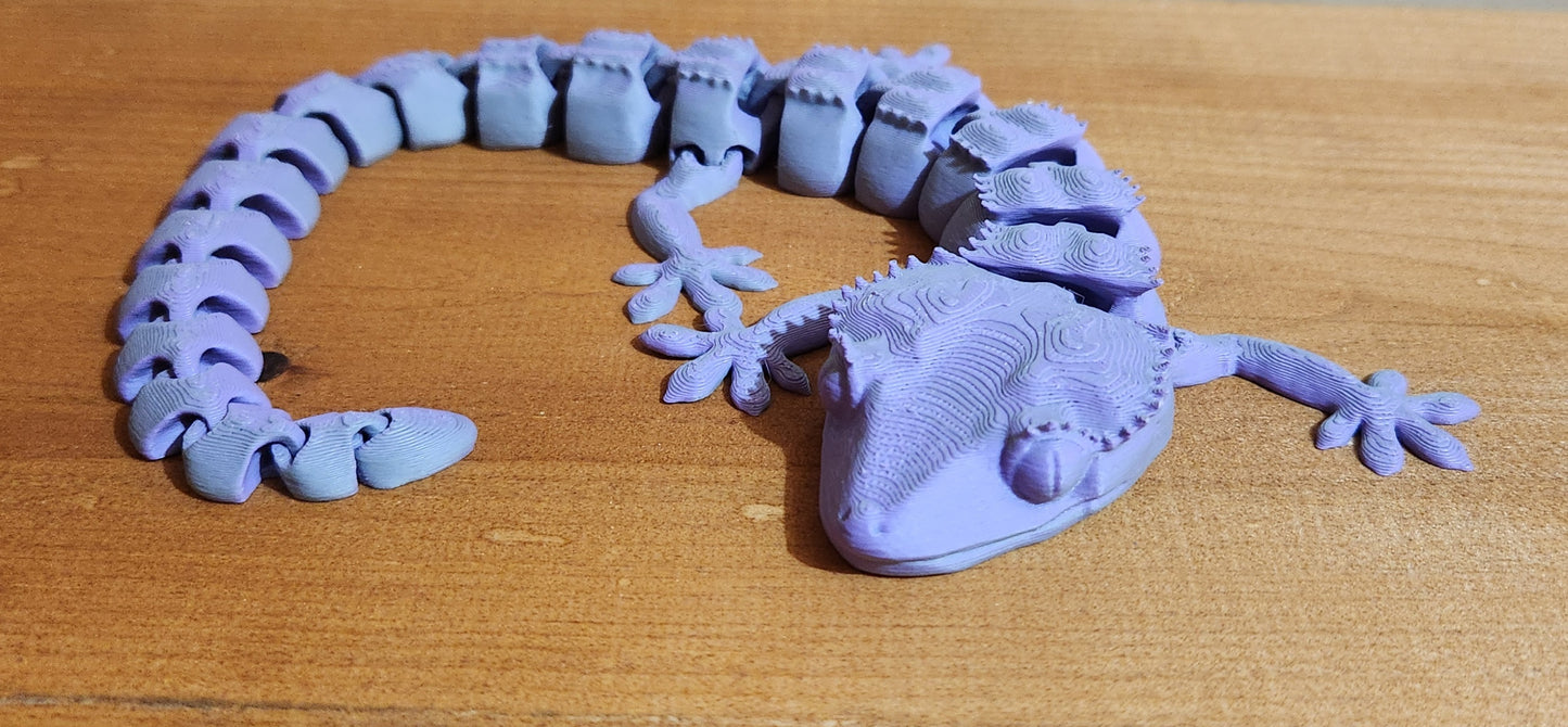 Articulating 3D Printed Gecko