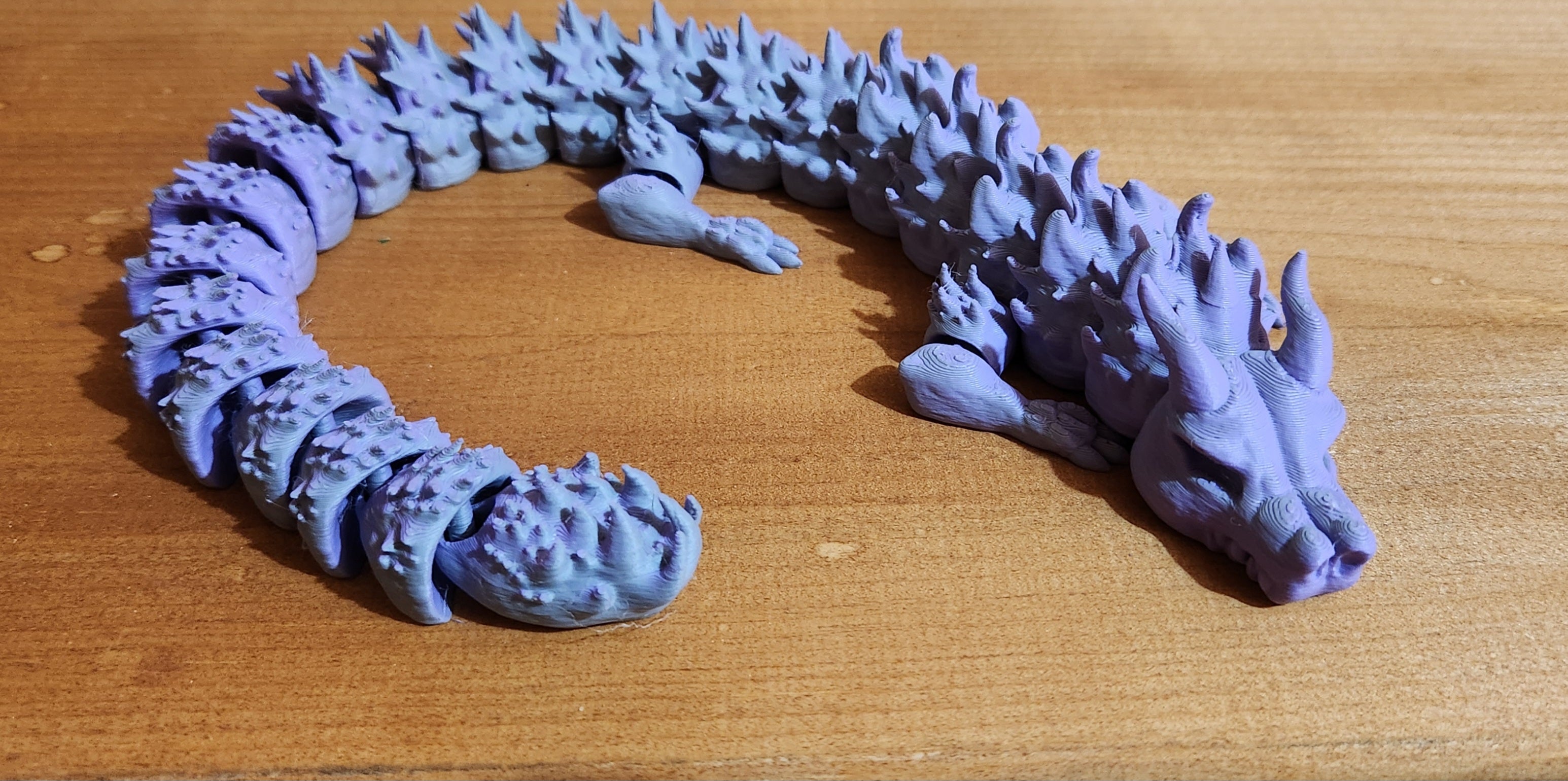 Articulating 3D Printed Dragon – The Barbarian