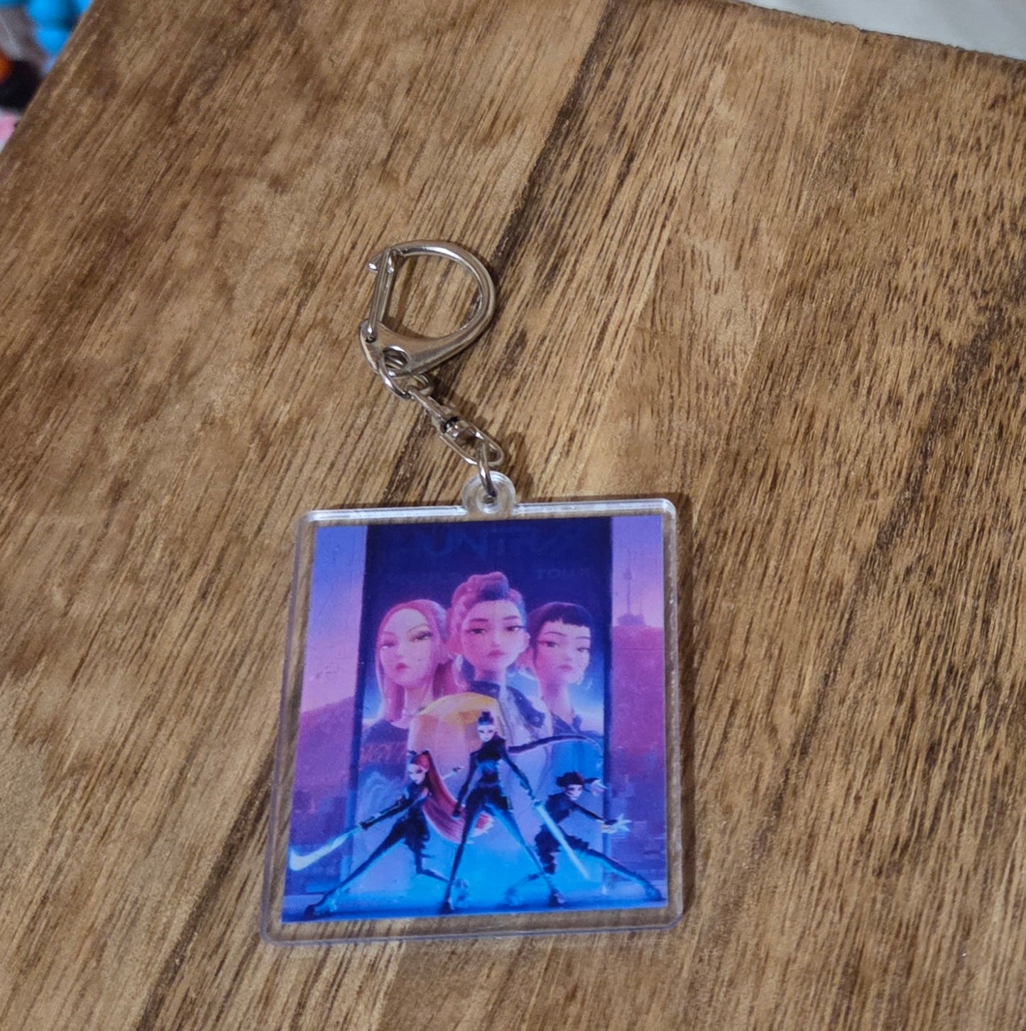 K Pop Demon Hunter Themed Keychains