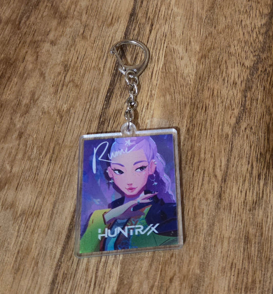 K Pop Demon Hunter Themed Keychains