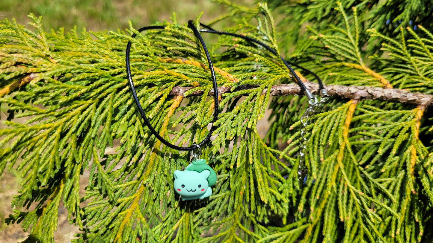 Bulbasaur Pokemon themed Necklace