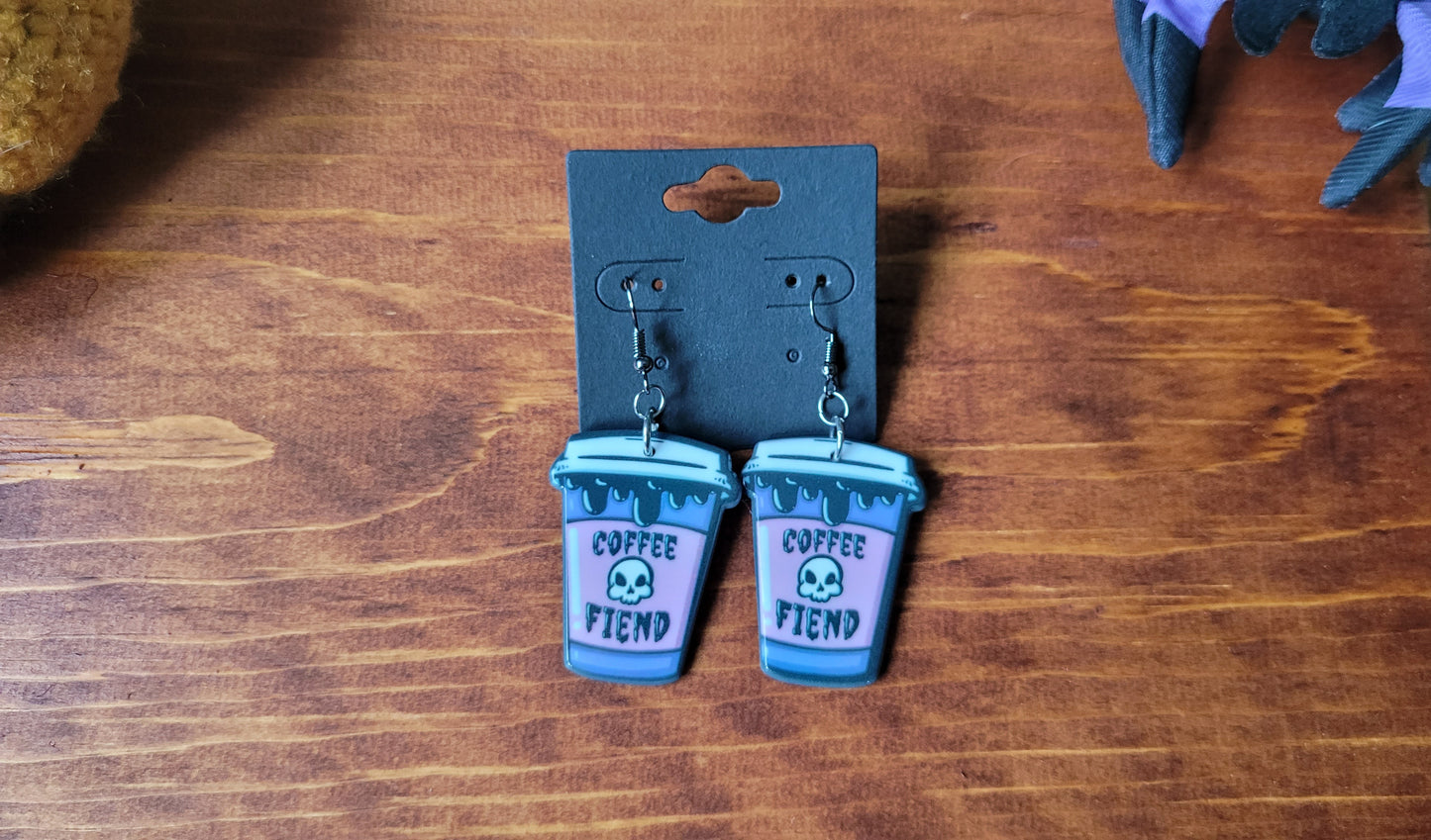 Coffee Fiend earrings