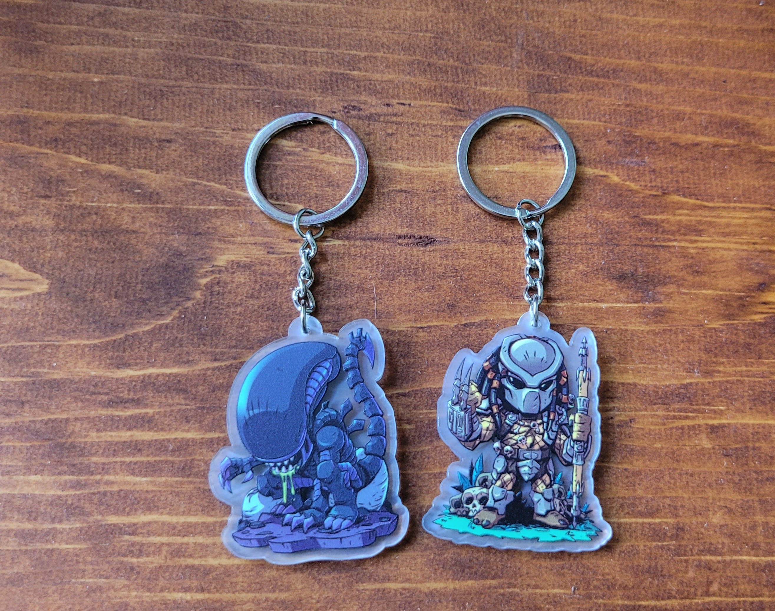 Alien and Predator themed Keychains – The Barbarian