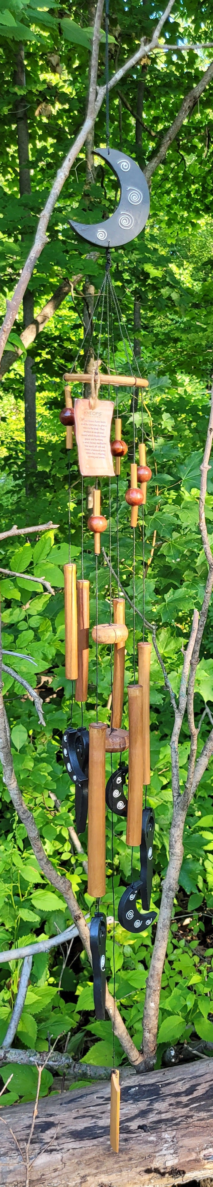 Bamboo Wind Chime - Moon Goddess