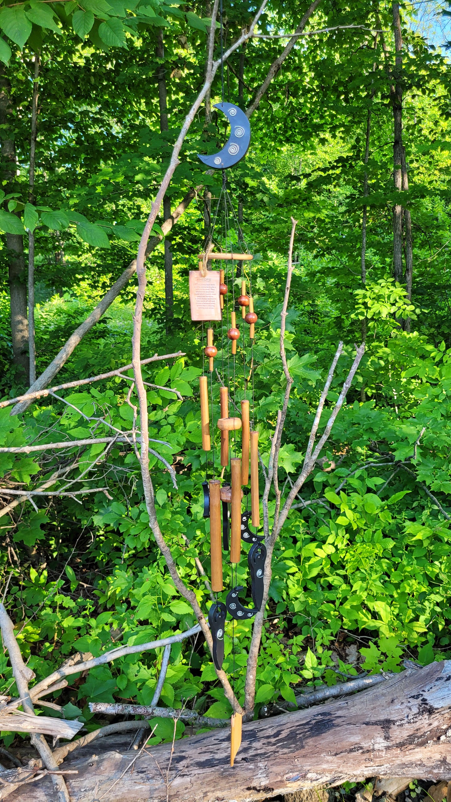 Bamboo Wind Chime - Moon Goddess