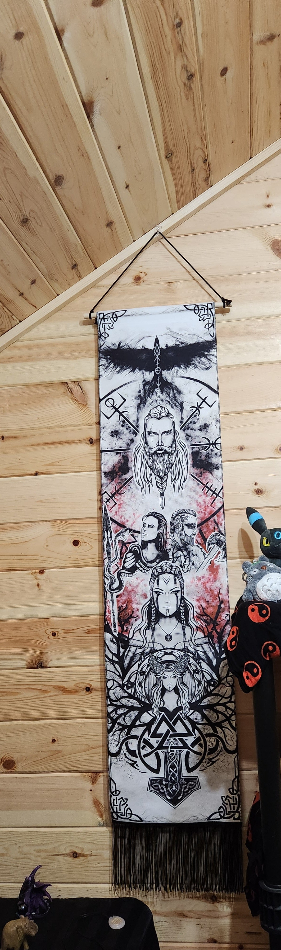 Viking God's Wall scroll