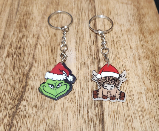 Christmas Themed Keychains