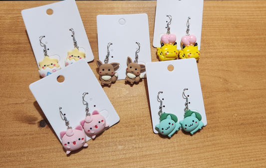 Chibi Pokemon Themed Earrings - S1