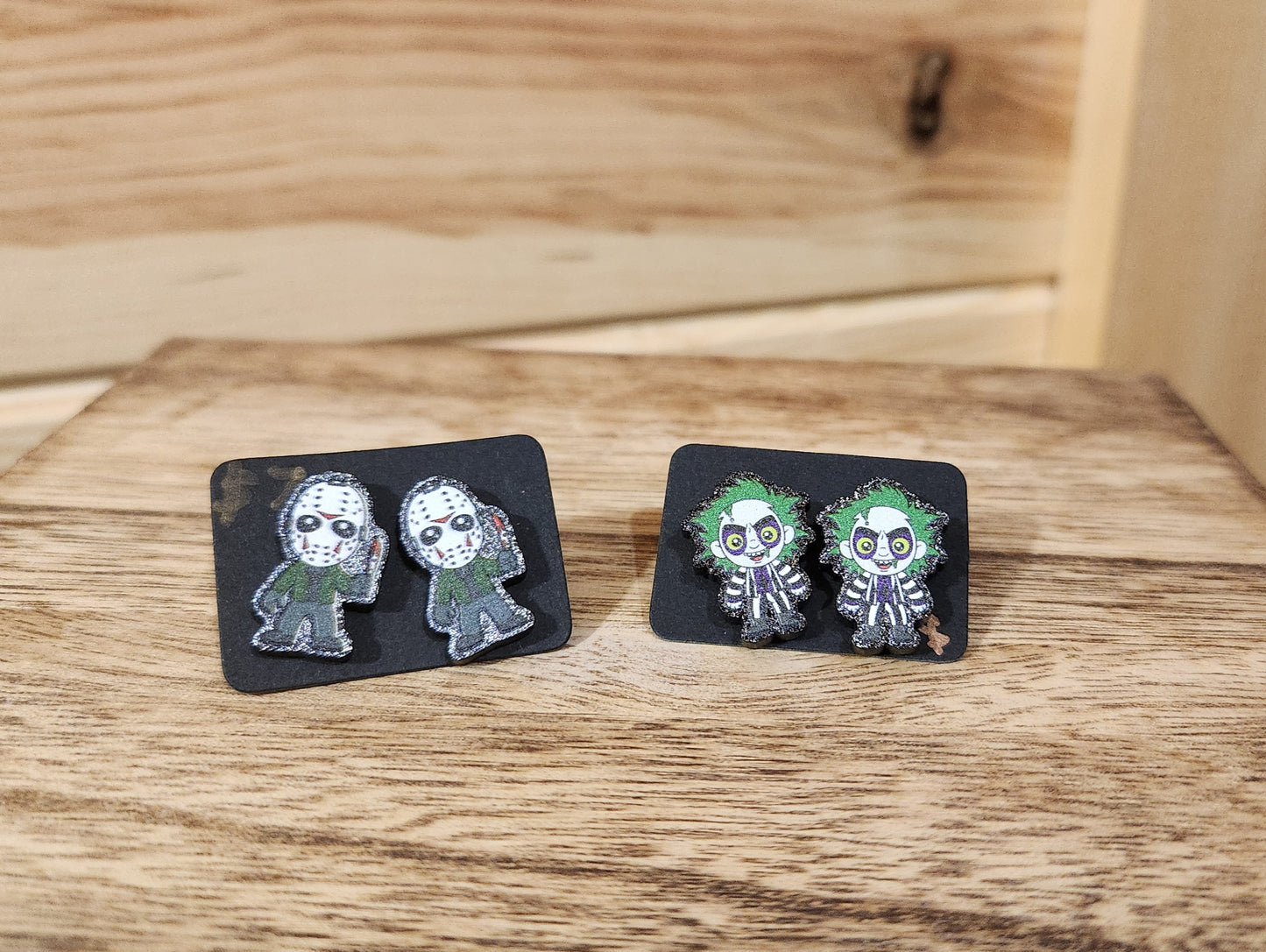 Horror Themed Character Stud Earrings