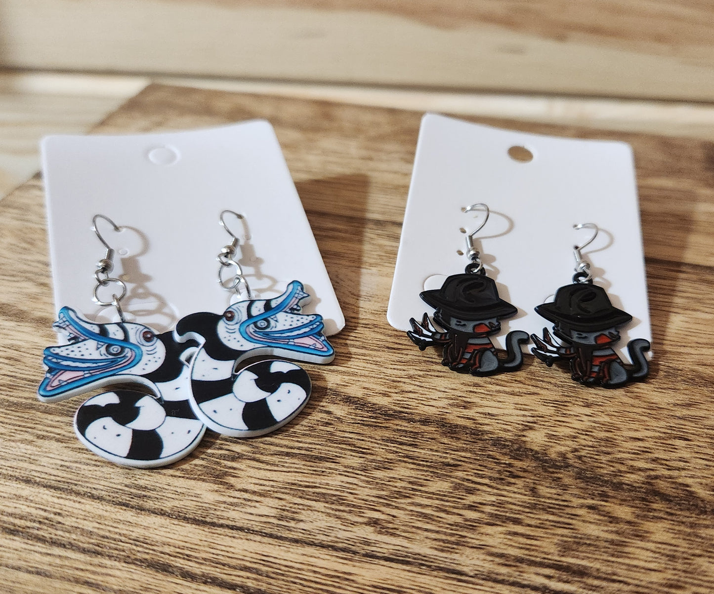 Horror Character Themed Earrings - S2