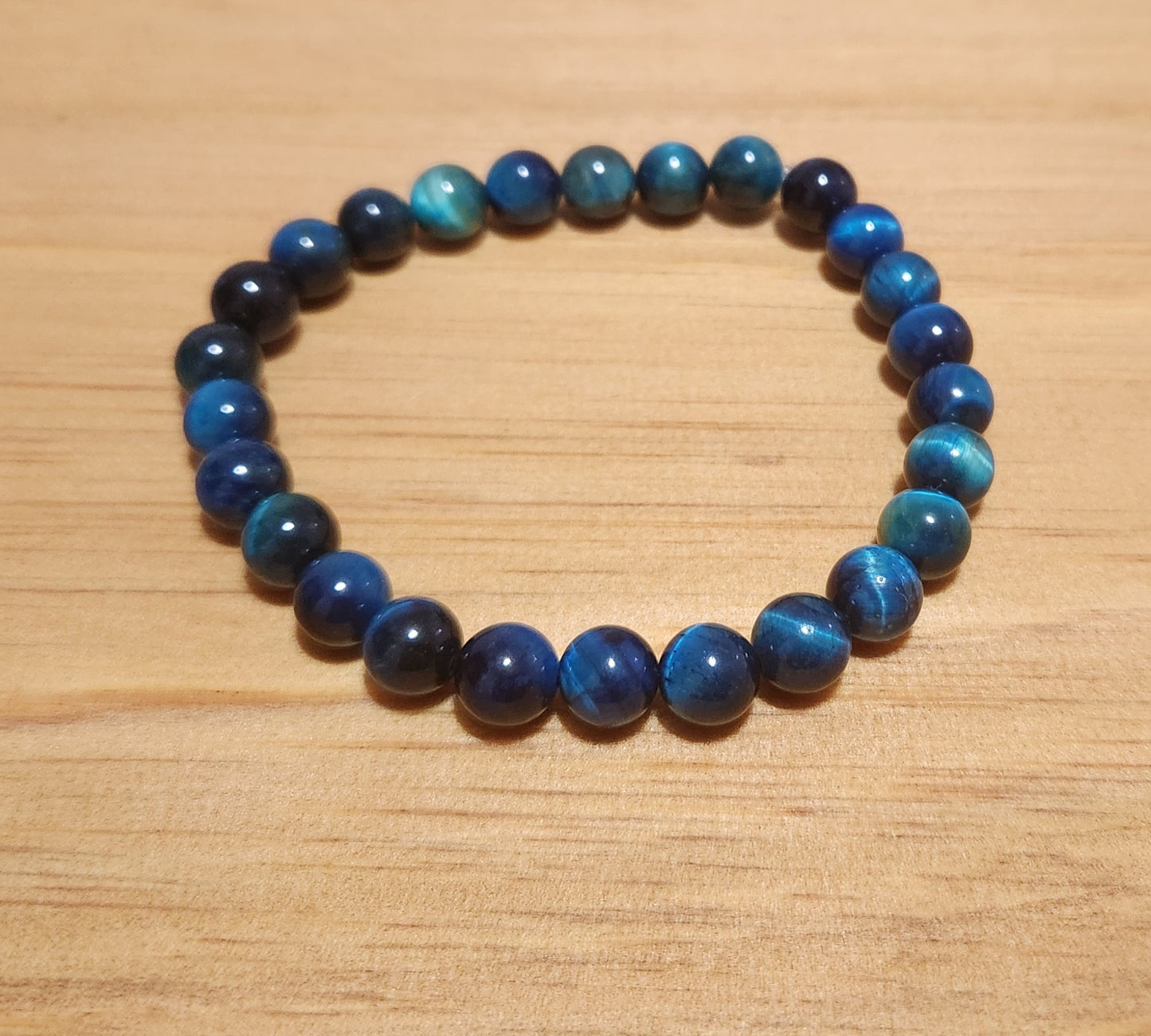 Blue Tiger Eye Bracelet