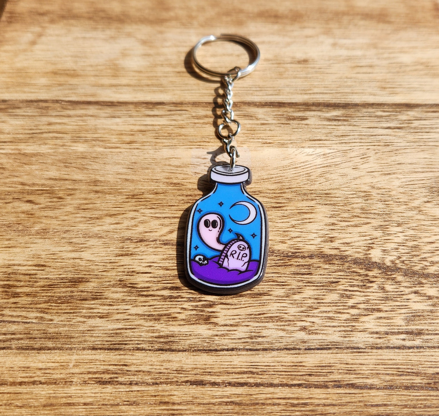 Pet Ghost Keychain