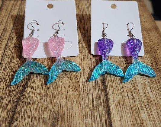 Mermaid Tail Earrings