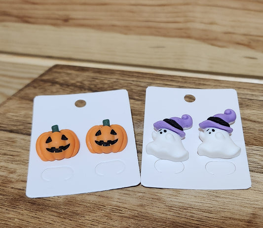 Halloween Themed Stud Earrings