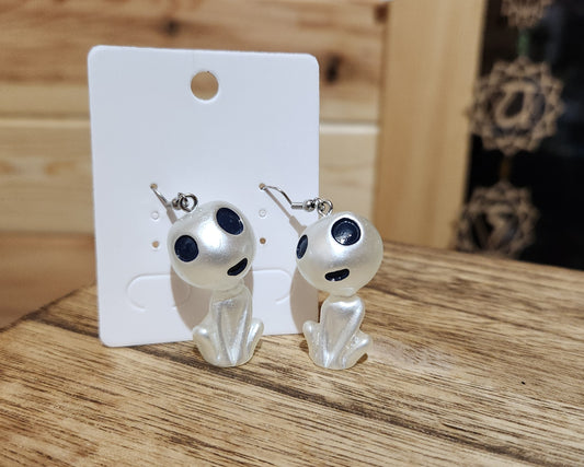 Kodama Themed Earrings