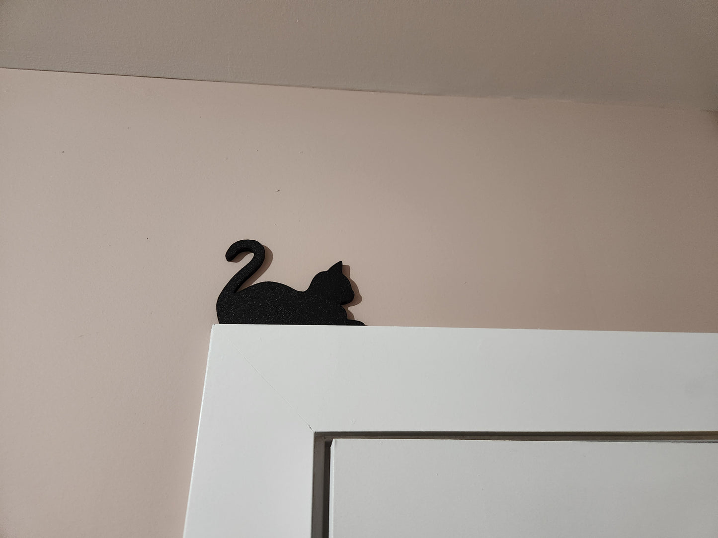 Cat Door Frame Decor