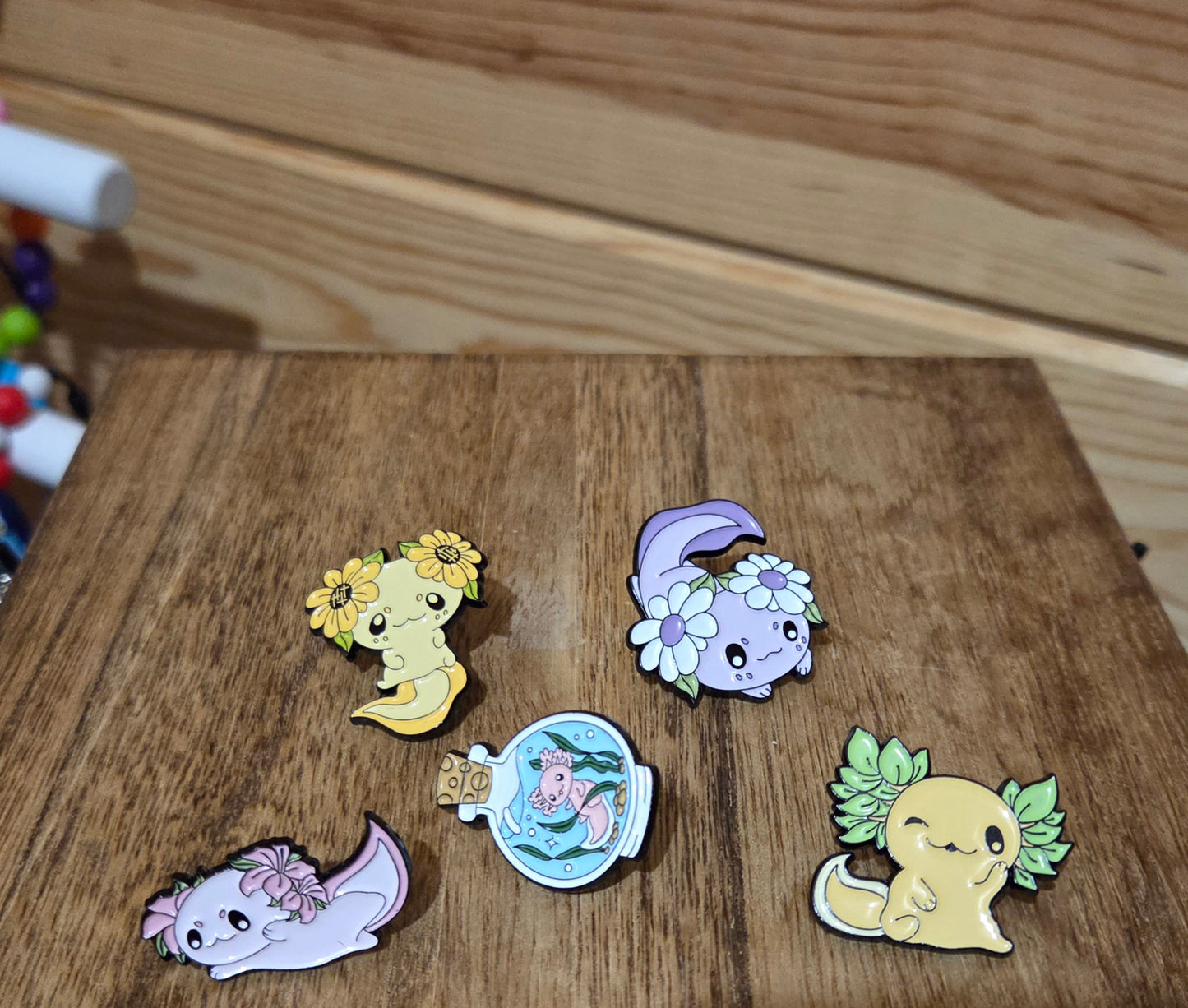 Axolotl Pins