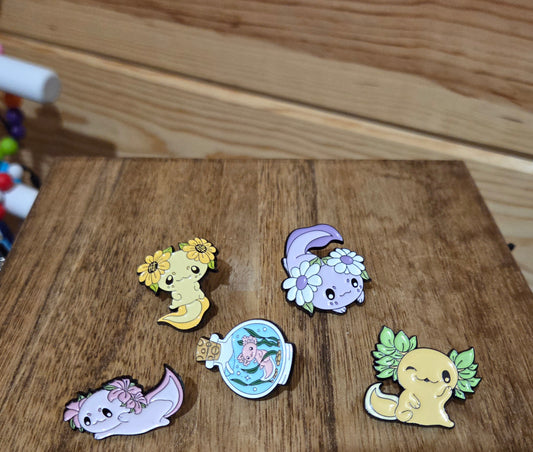 Axolotl Pins