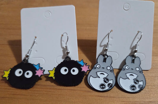 Studio Gibli Themed Earrings