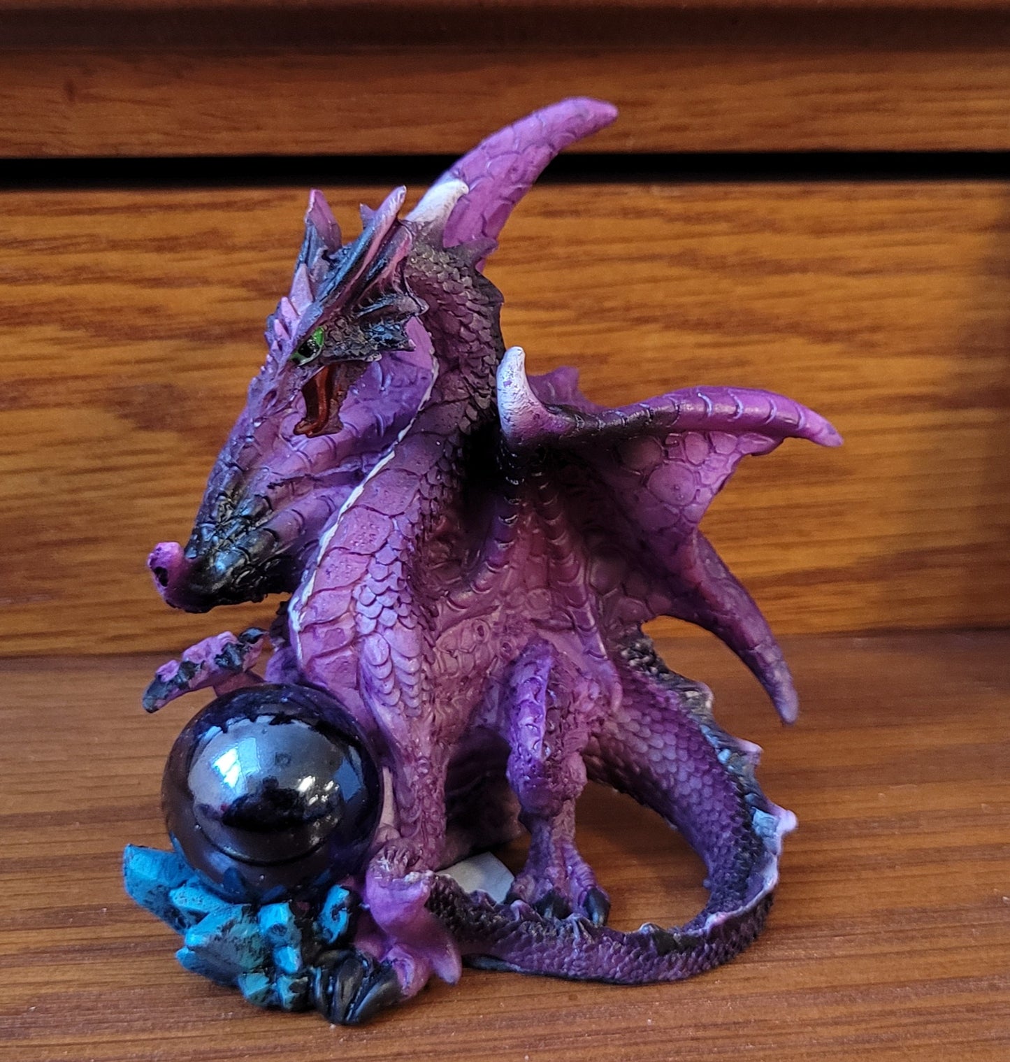 Purple Dragon with Orb