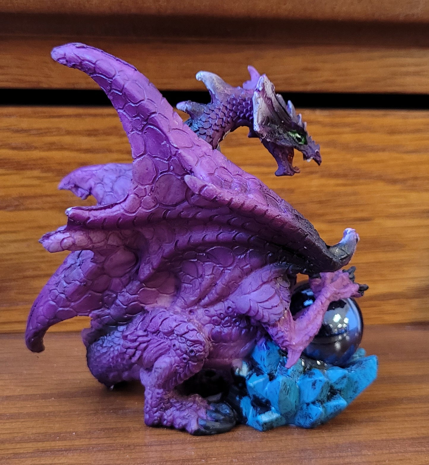 Purple Dragon with Orb