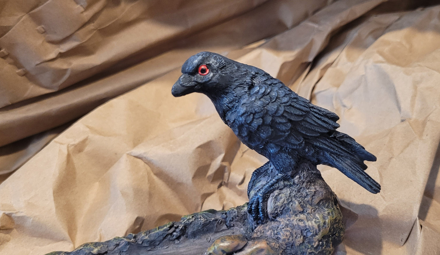 Raven Incense Holder