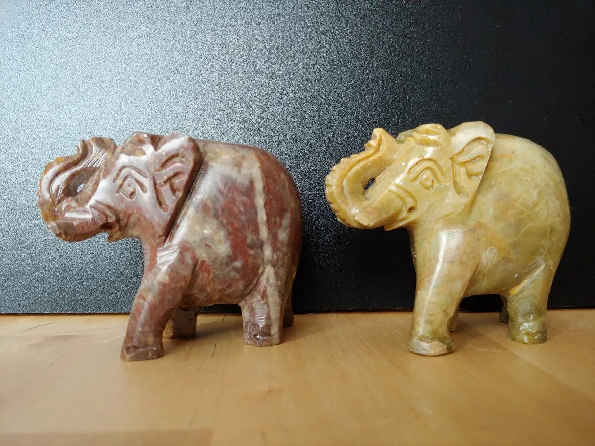 Soapstone Elephant 7cm