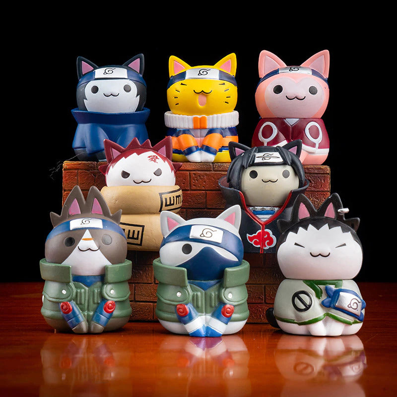 Naruto Cat Figures