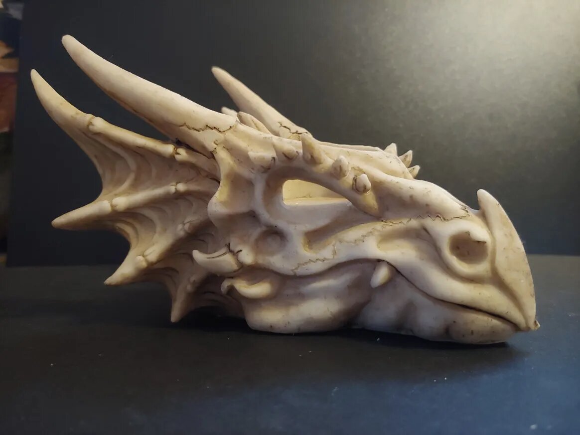 Dragon Skull -    T-Lite Holder