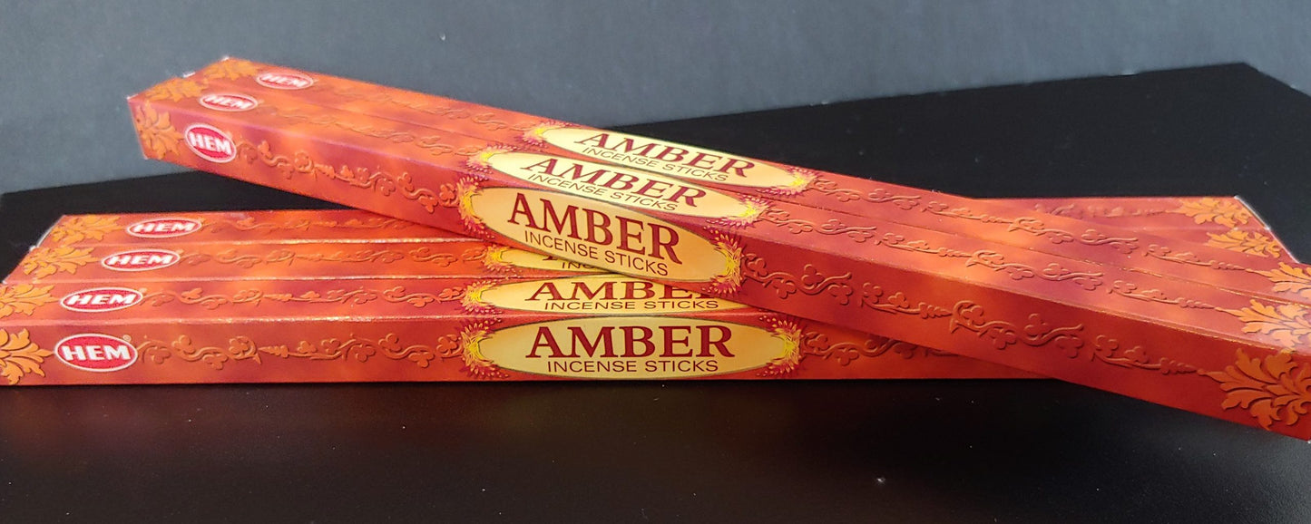 Amber Incense - 1 Box